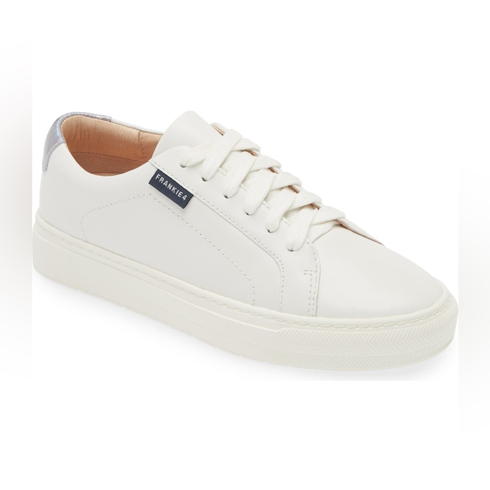 FRANKiE4 Mim III White Leather Sneakers Sz 7